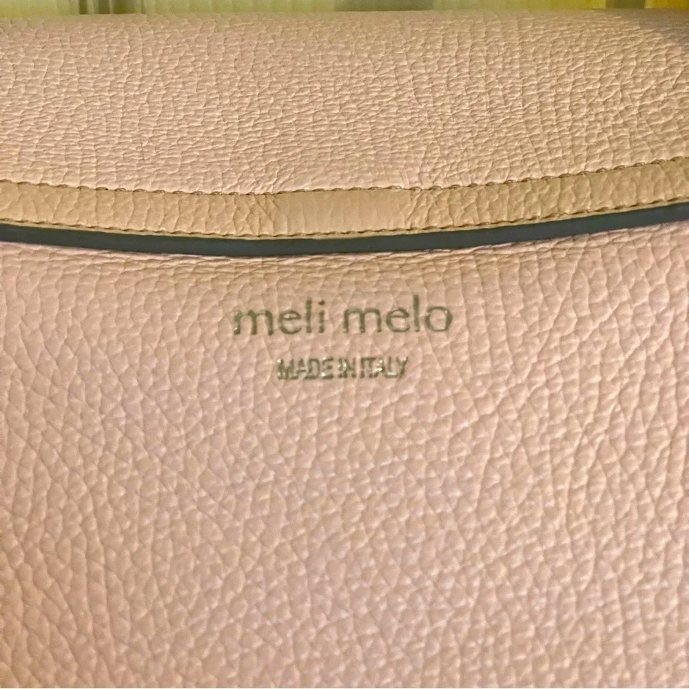 Meli Melo Dusty Pink Medium Thela Bag With Shoulder Strap